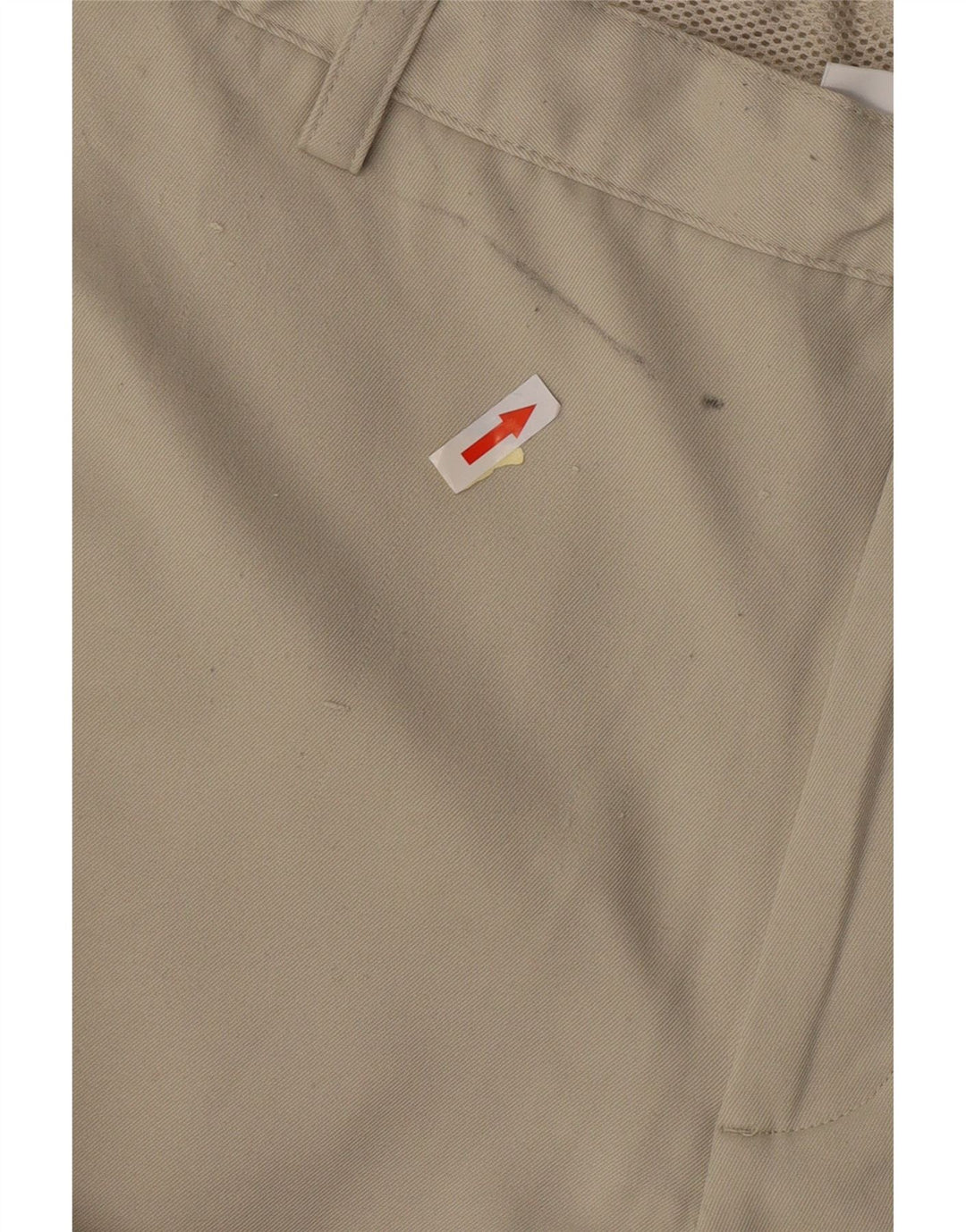 Izod Mens Cargo Shorts W36 Grande Poliéster Bege