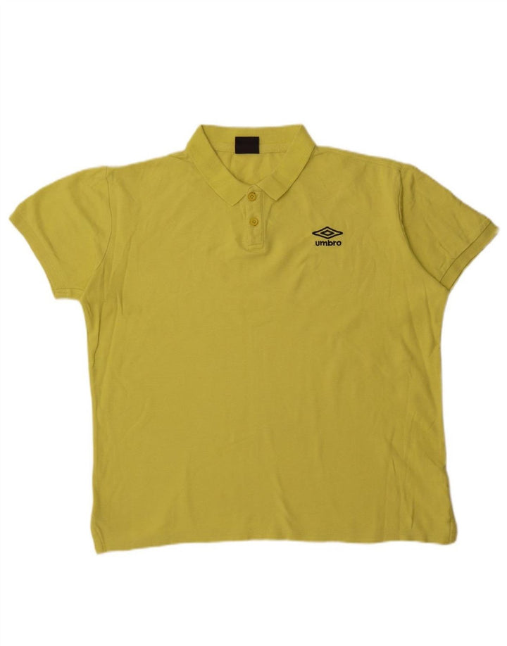 Camisa polo masculina UMBRO 2XL algodão verde