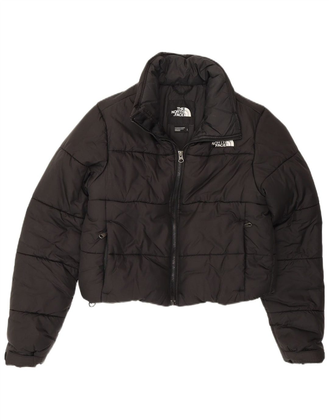 Jaqueta feminina acolchoada THE NORTH FACE UK 10 poliéster preto pequeno