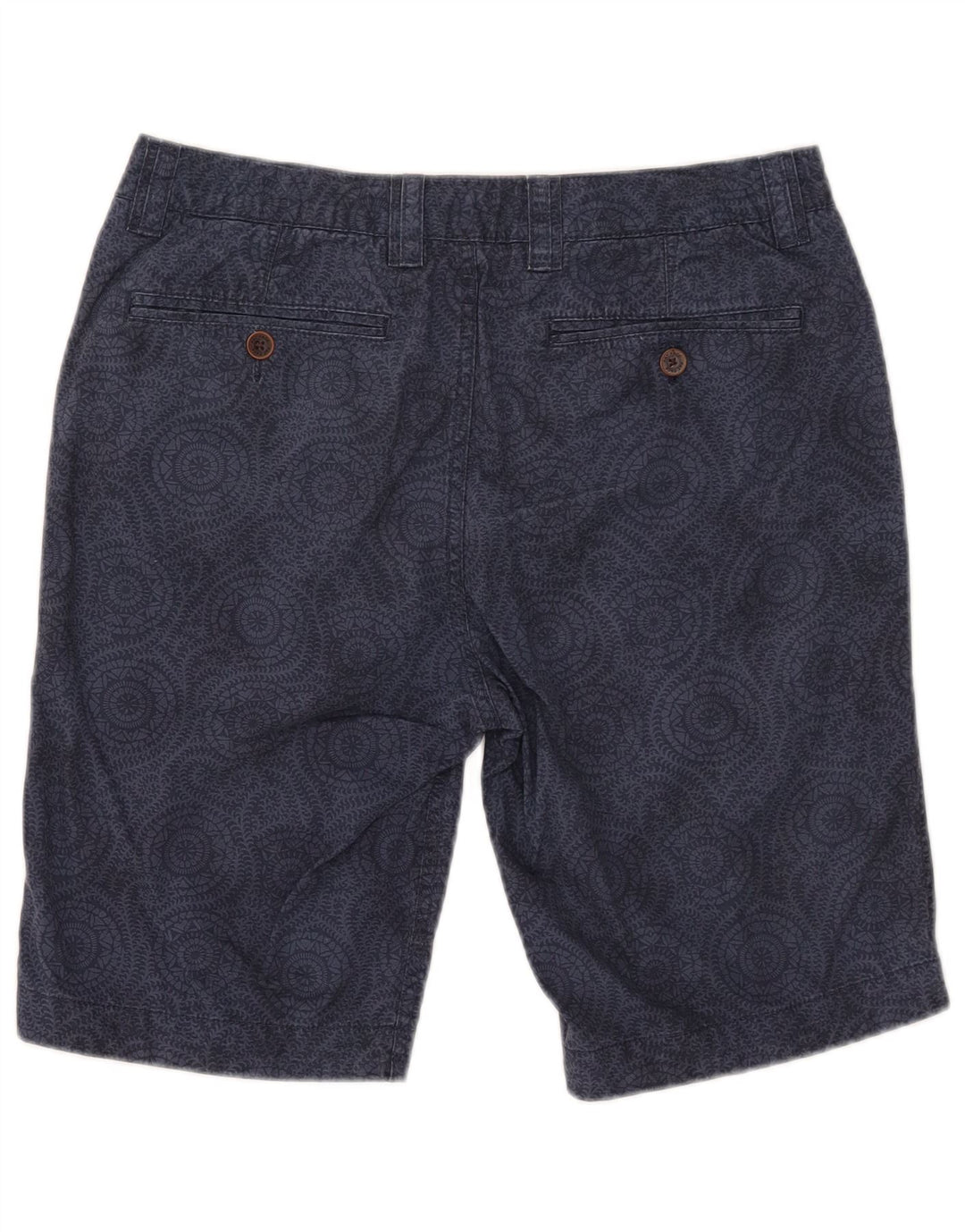 Shorts Chino Masculino Fat Face W32 Algodão Floral Azul Marinho Médio