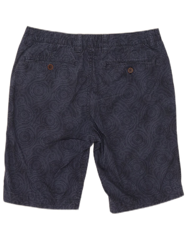 Shorts Chino Masculino Fat Face W32 Algodão Floral Azul Marinho Médio