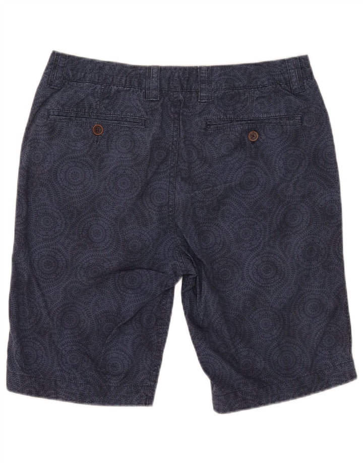 Shorts Chino Masculino Fat Face W32 Algodão Floral Azul Marinho Médio