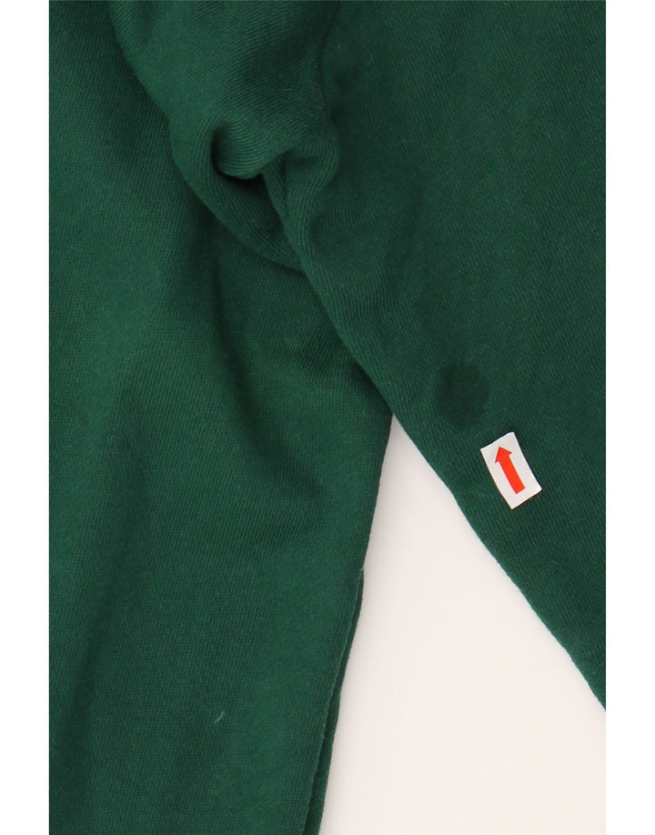 ADIDAS Mens Graphic Hoodie Jumper Médio Algodão Verde