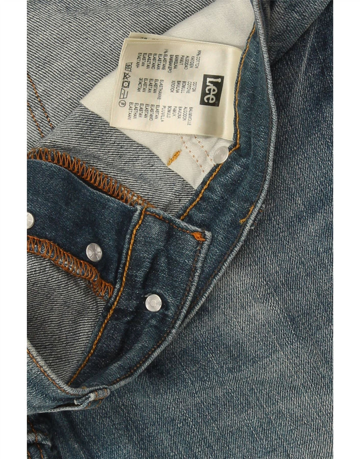 Lee Womens Slim Jeans W31 L34 Azul Algodão