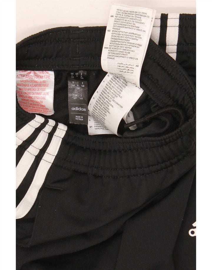 Calças de treino Adidas meninos 9-10 anos poliéster preto