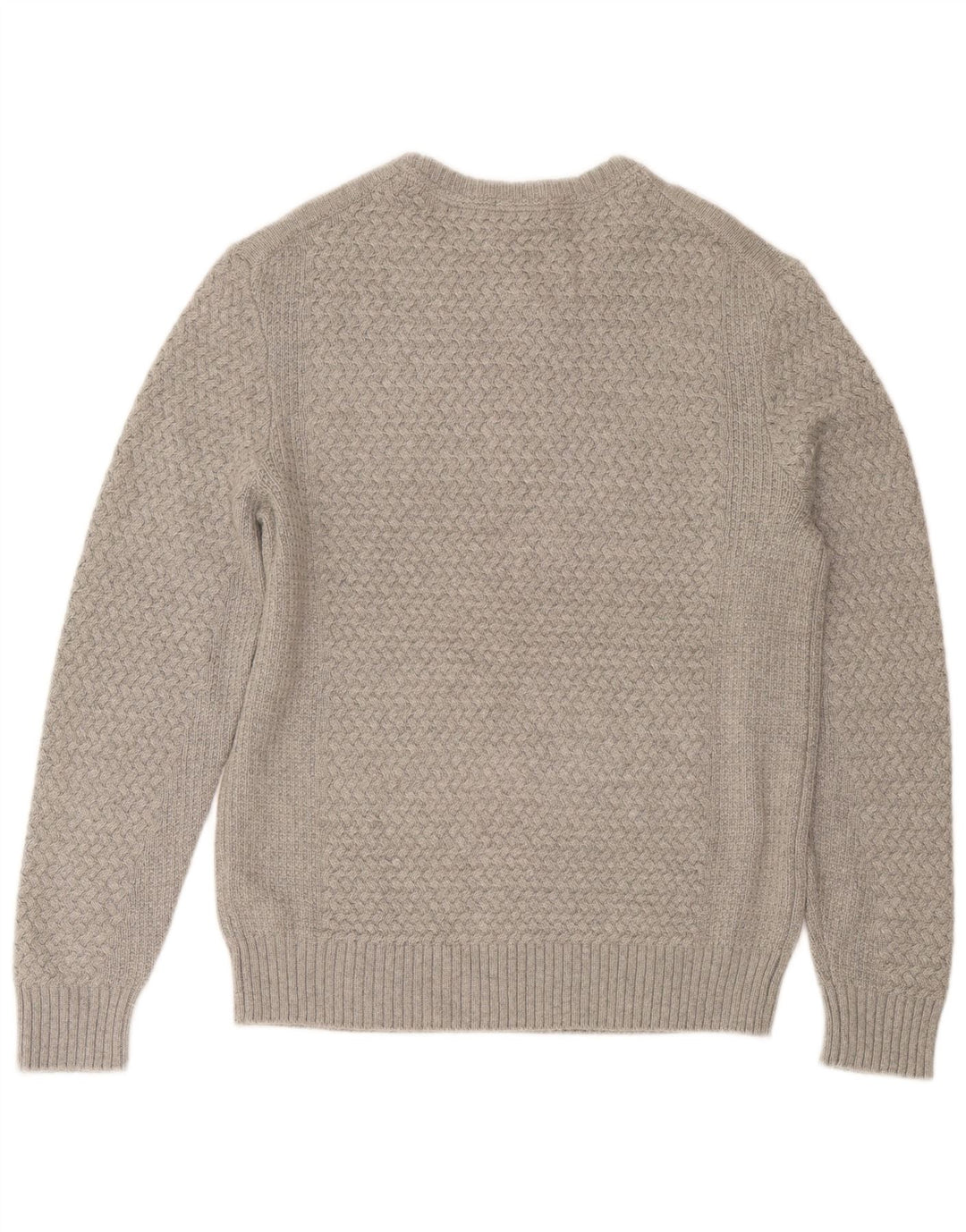 Suéter masculino Timberland Slim Fit com gola canoa e viscose cinza médio