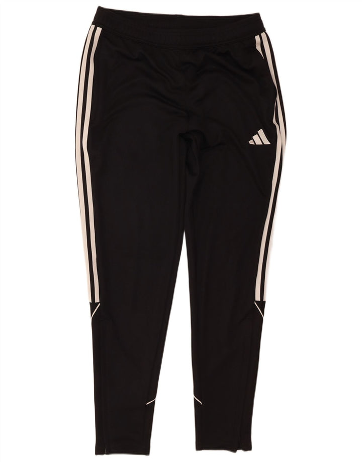 Calça de treino masculina Adidas Regular Fit poliéster preto médio