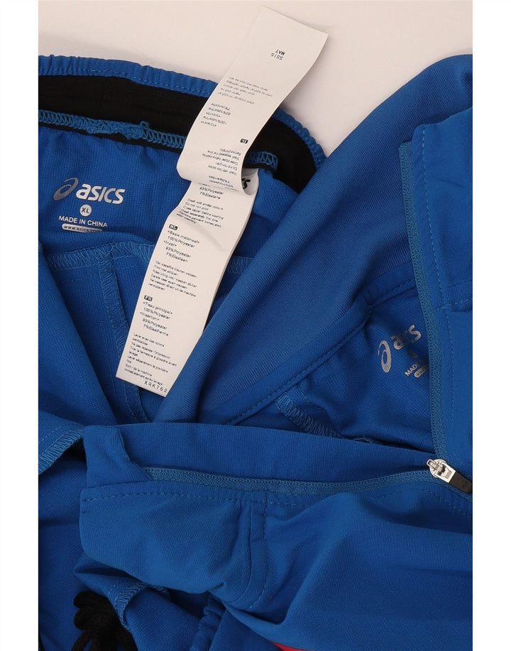 Asics Mens Italia Graphic Full Tracksuit XL Azul Poliéster