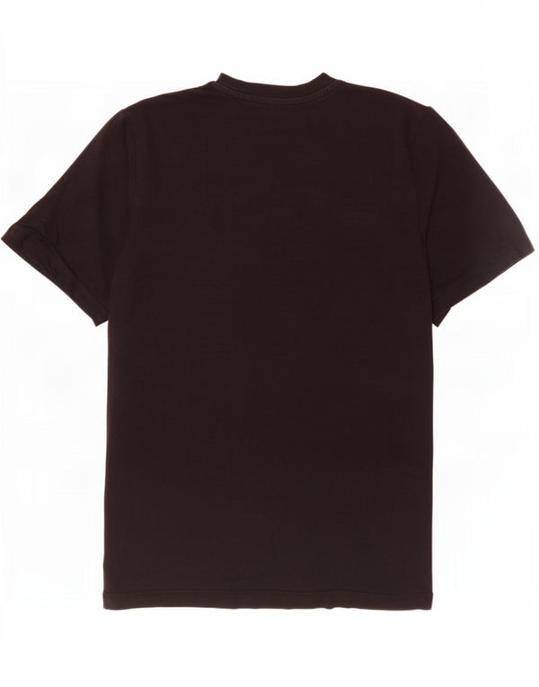 Adidas Mens Camiseta Top Pequeno Algodão Preto