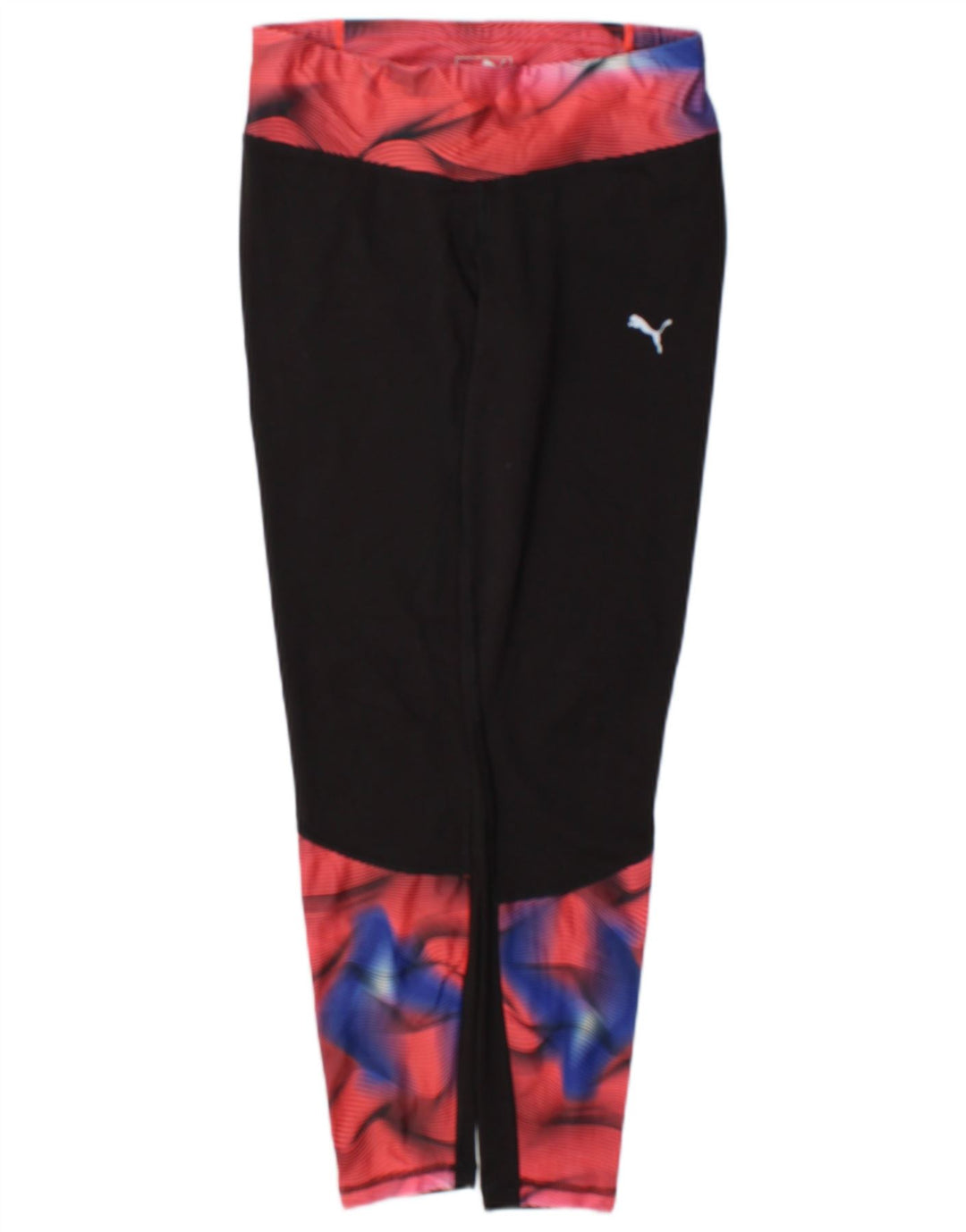 Leggings Puma Feminino UK 12 Médio Preto Geométrico