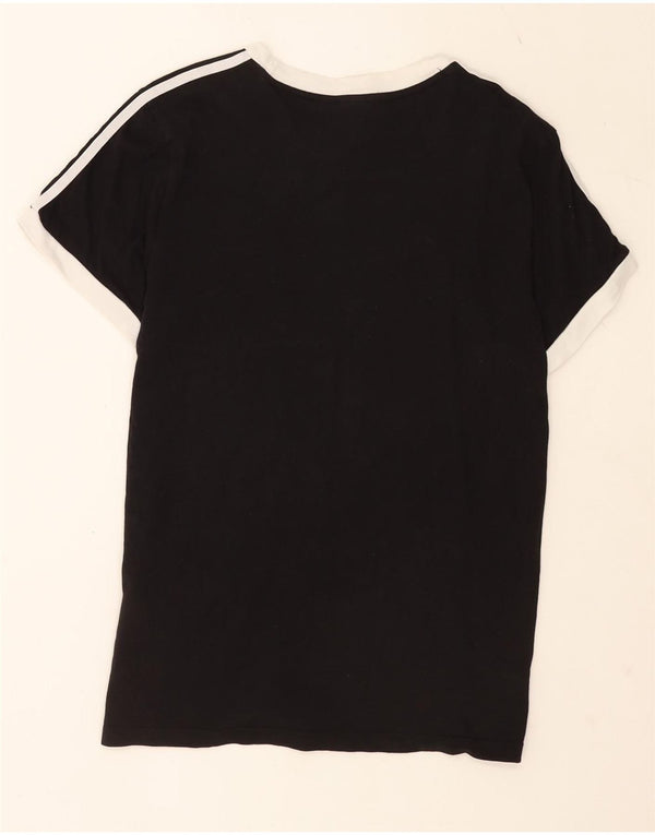 Camiseta feminina Adidas UK 16 grande algodão preto