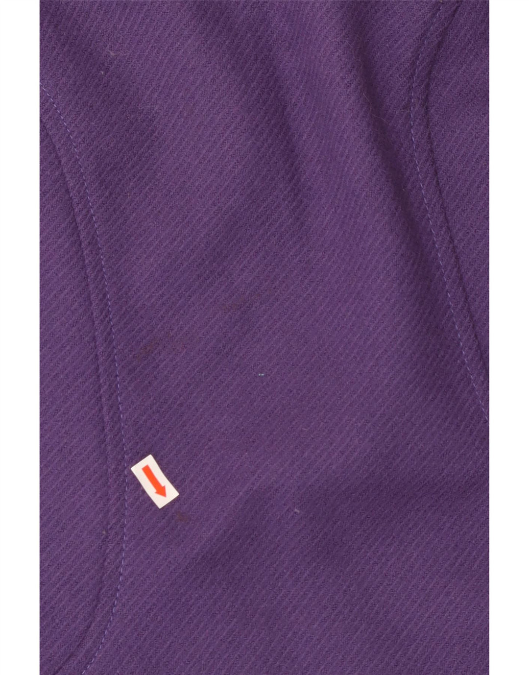 Vestido feminino sem mangas BENETTON Reino Unido 6 XS roxo lã virgem
