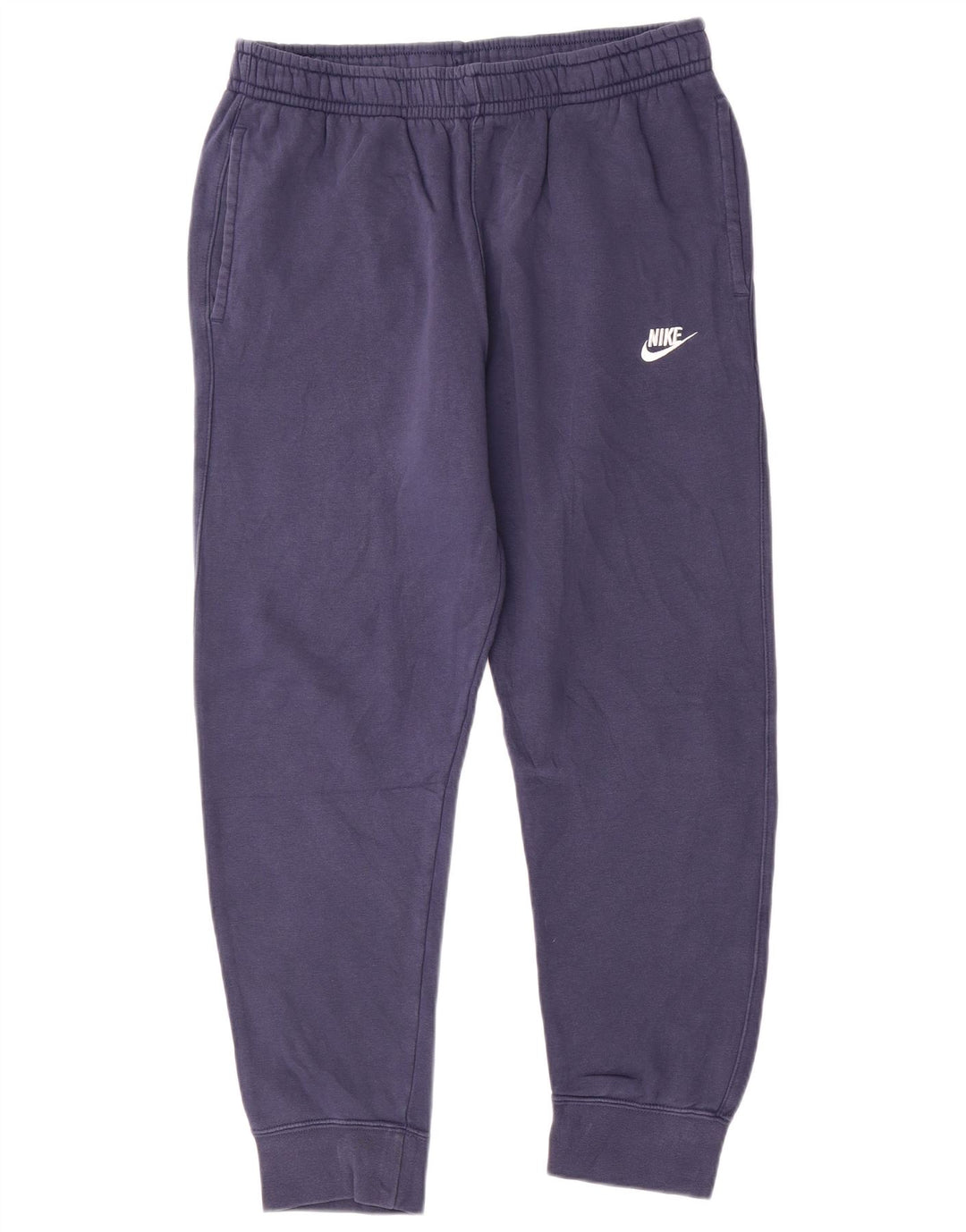 Calça de treino masculina NIKE Joggers grande algodão azul marinho