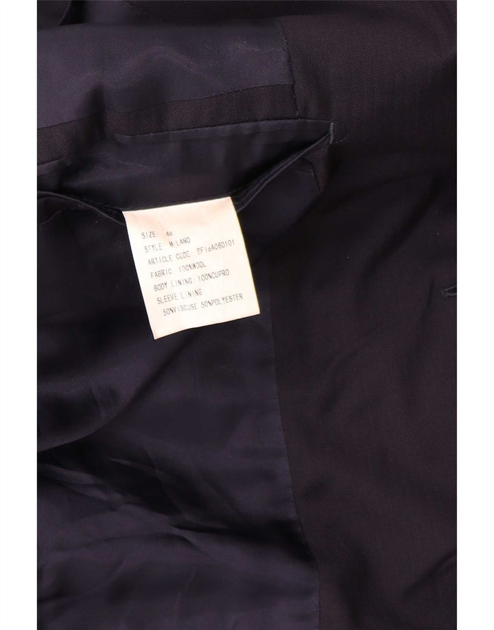 Jaqueta blazer masculina Boggi Milano com 2 botões IT 48 médio azul marinho clássico