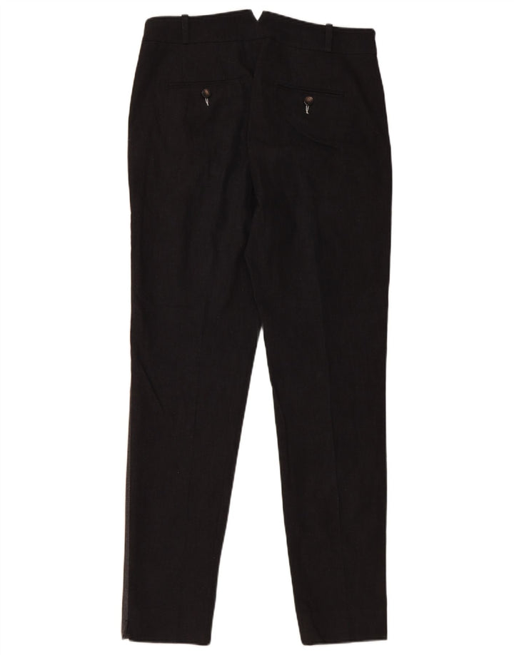 Calça Chino Feminina JIGSAW UK 10 Pequena W30 L29 Preto Colorblock