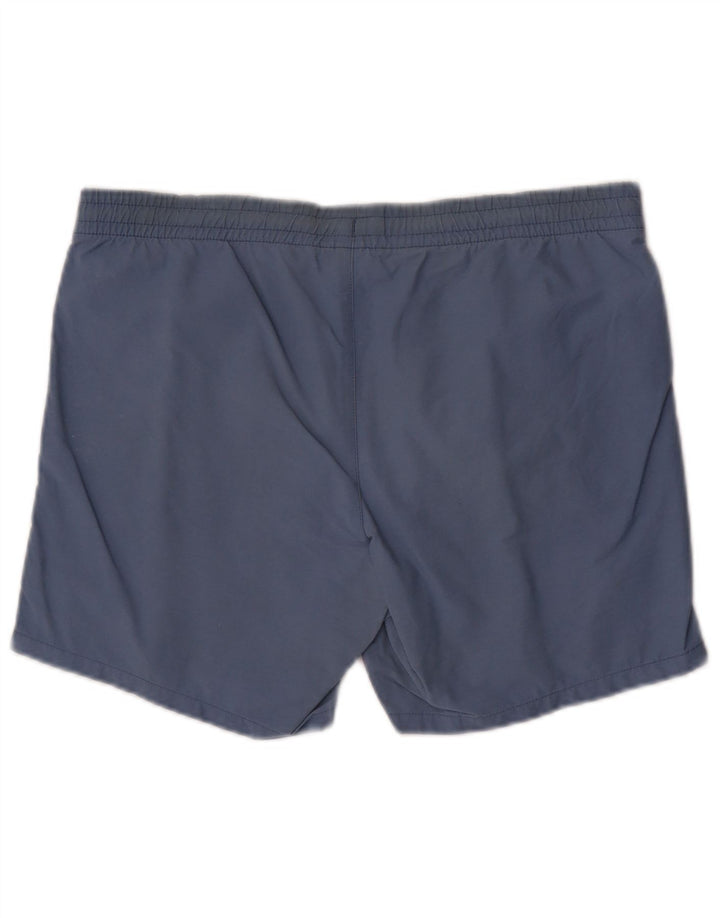 Shorts de banho masculino Lacoste médio azul algodão