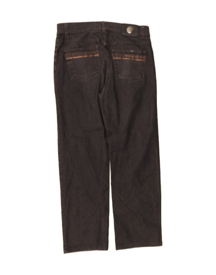 TRUSSARDI Mens Straight Jeans W33 L27 Grey Cotton Vintage Trussardi and Second-Hand Trussardi from Messina Hembry 