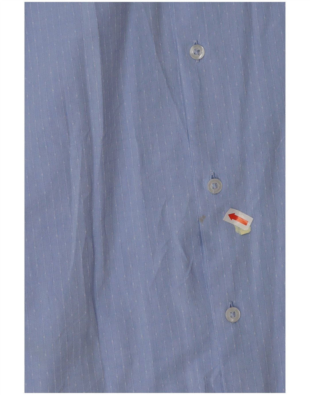 Camisa masculina BENETTON 13-14 anos 3XL algodão listrado azul