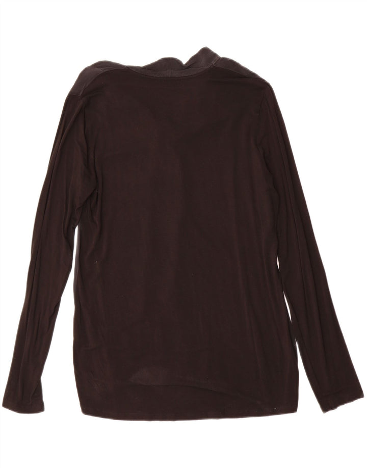 Blusa feminina de manga comprida Max & Co. UK 14 médio preto