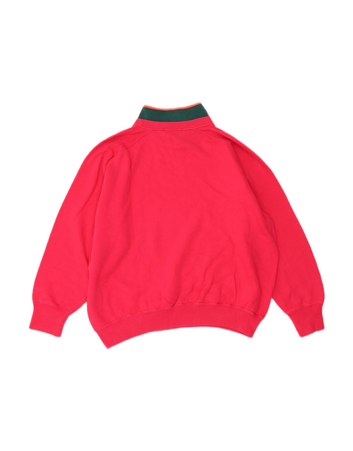 Suéter feminino AMERICAN SYSTEM UK 16 grande bloco colorido rosa