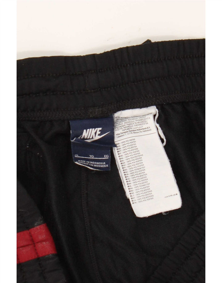 Calça de treino masculina Nike XL preta colorblock poliéster