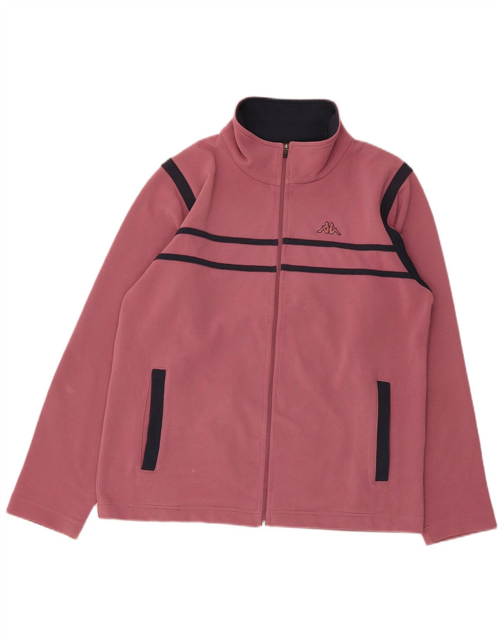 Jaqueta feminina Kappa UK 16 grande poliéster rosa