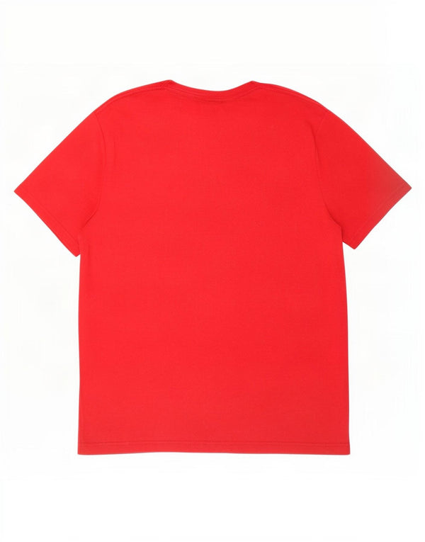 Camiseta masculina gráfica Nautica Top grande de algodão vermelho