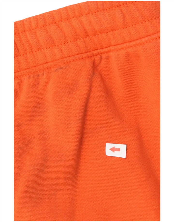 Puma Mens Graphic Sport Shorts Médio Laranja Algodão