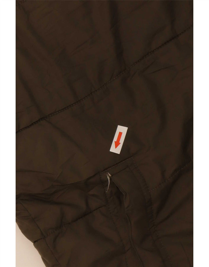 Colete acolchoado masculino Gap UK 38 poliéster cáqui médio