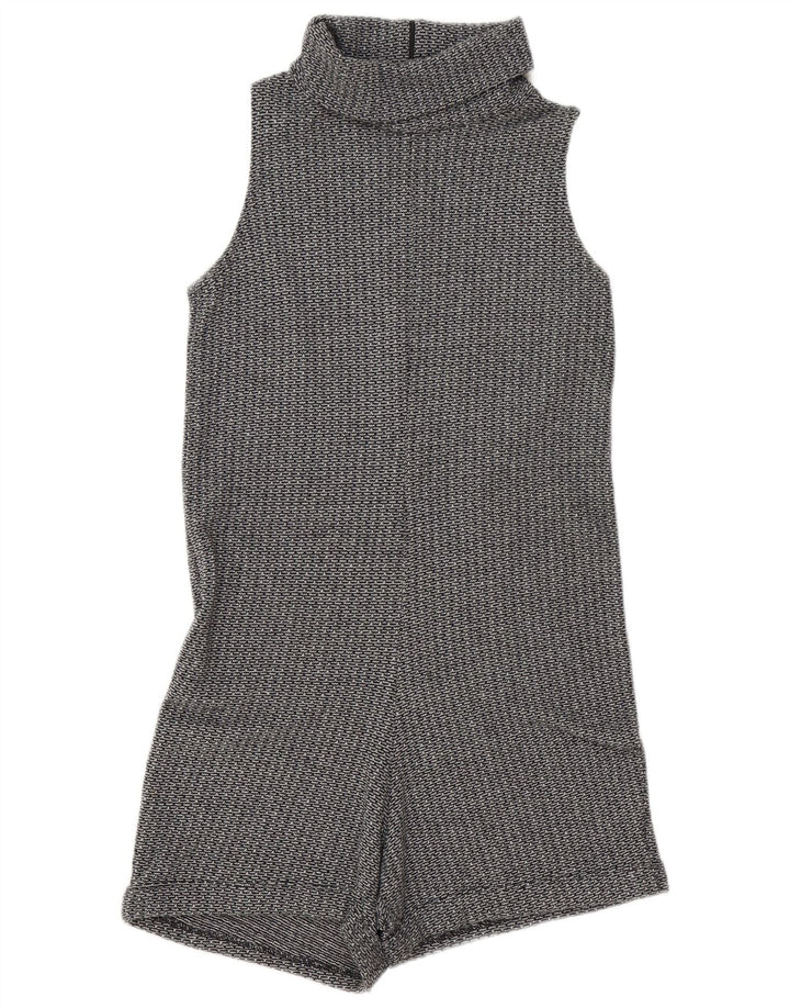 Macacão feminino sem mangas Zara UK 10 pequeno cinza
