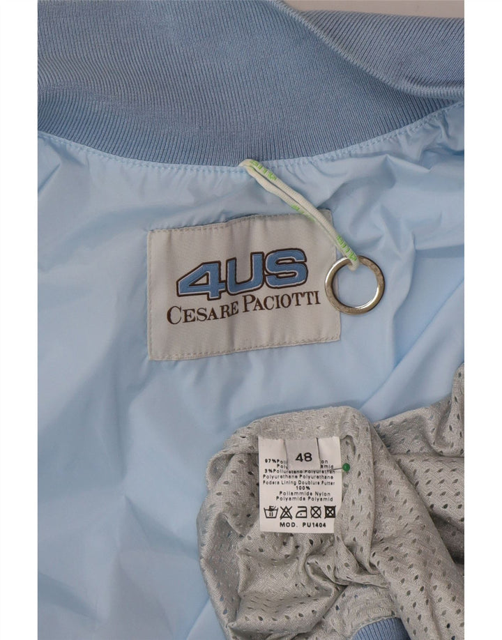 Jaqueta bomber masculina Cesare Paciotti 4US IT 48 poliamida azul médio