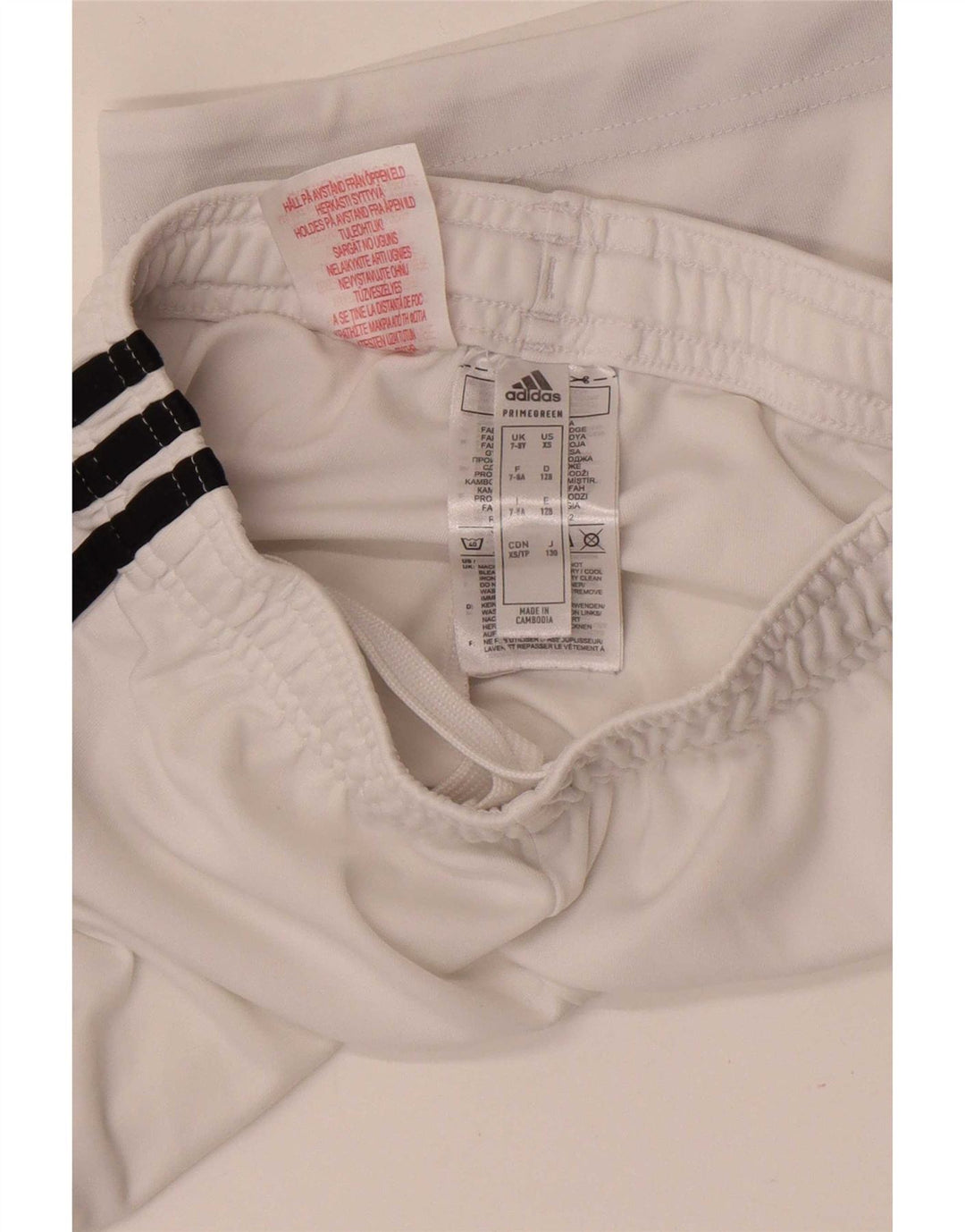Shorts esportivos Adidas Boys Juventus 7-8 anos branco poliéster