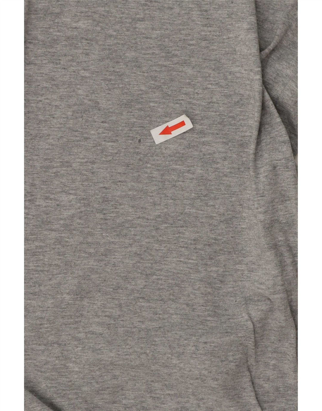 Adidas Mens Camiseta Top Pequeno Algodão Cinza