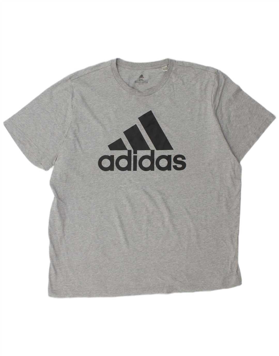 Camiseta masculina ADIDAS com estampa gráfica 2XL cinza