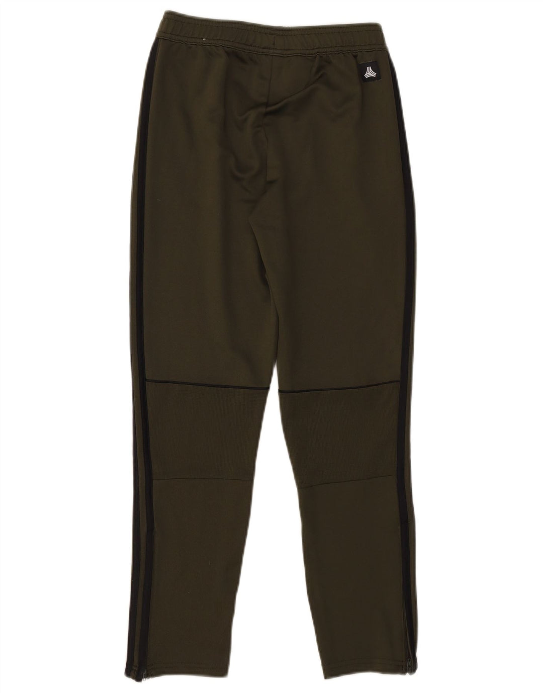 Calças de treino Adidas meninos 11-12 anos cáqui poliéster