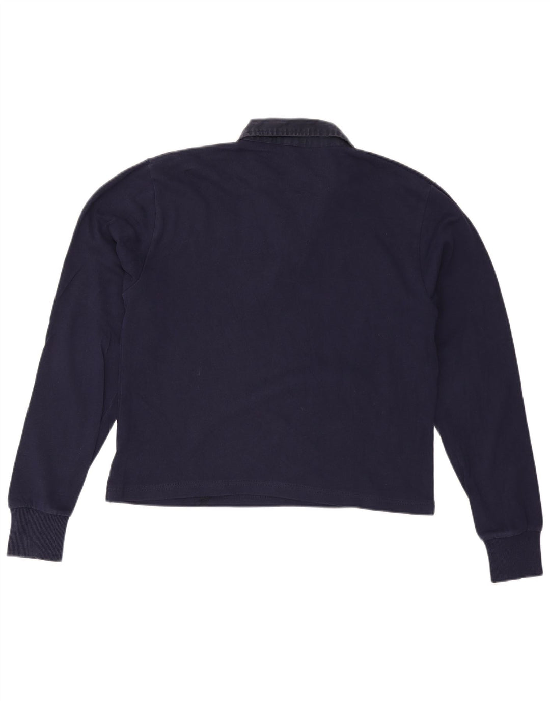 Camisa polo feminina grande de manga comprida GANT Reino Unido 14 azul marinho médio