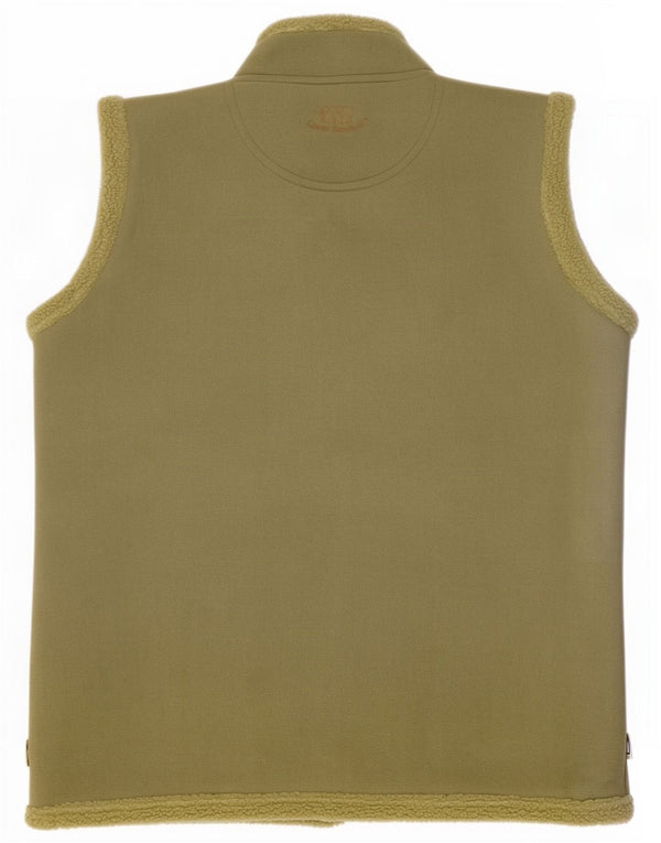 Clever Shepherd Feminino Sherpa Gilet UK 14/16 Médio Poliéster Cáqui