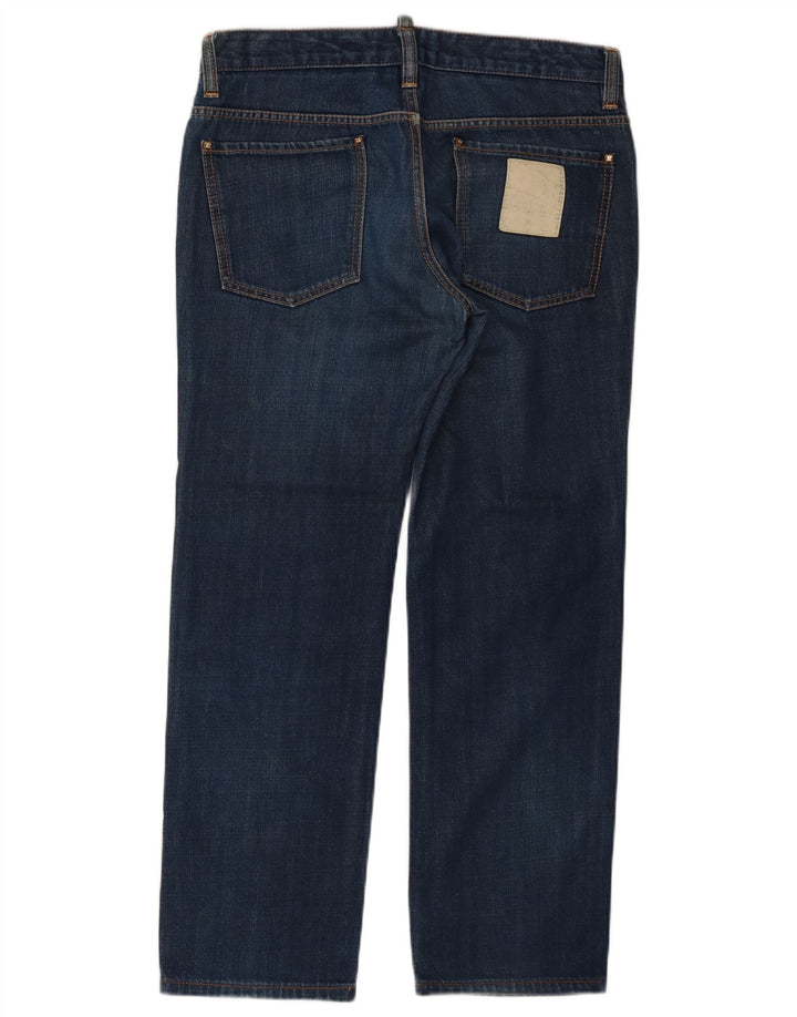 Dsquared2 Calça jeans reta masculina IT 48 médio W34 L29 algodão azul