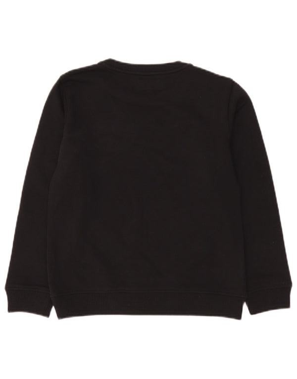 Suéter gráfico Emporio Armani Boys 9-10 anos algodão preto