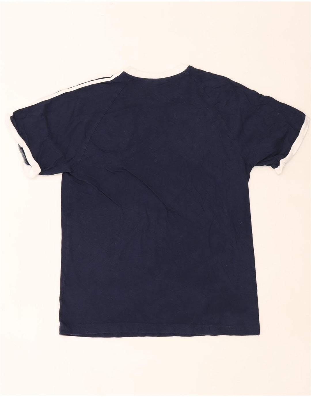 Camiseta masculina Adidas grande algodão azul marinho