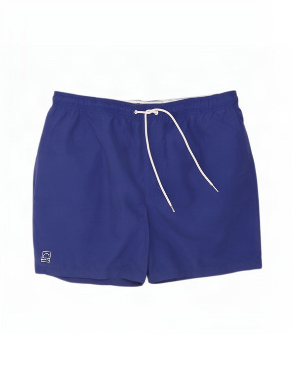 Shorts de natação masculino Marks & Spencer XL azul poliéster