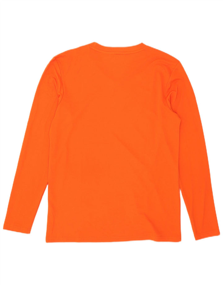 Adidas Mens Aeroready Top Manga Longa Grande Laranja