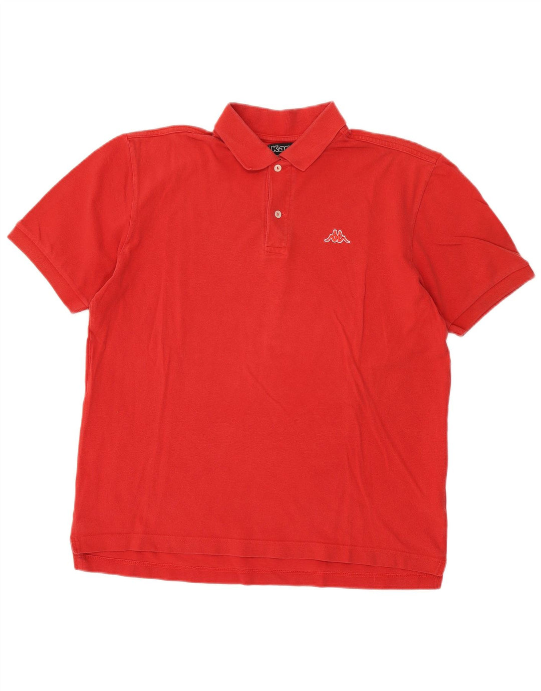 Camisa polo masculina Kappa grande algodão vermelho
