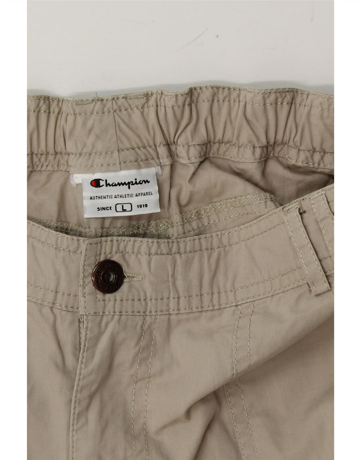 CHAMPION Mens Chino Shorts Large W34  Beige Vintage Champion and Second-Hand Champion from Messina Hembry 