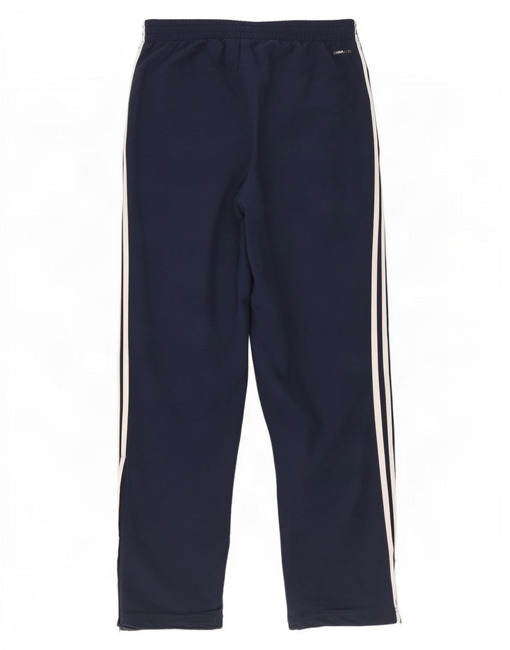Calça de treino masculina Adidas Climalite médio azul marinho poliéster
