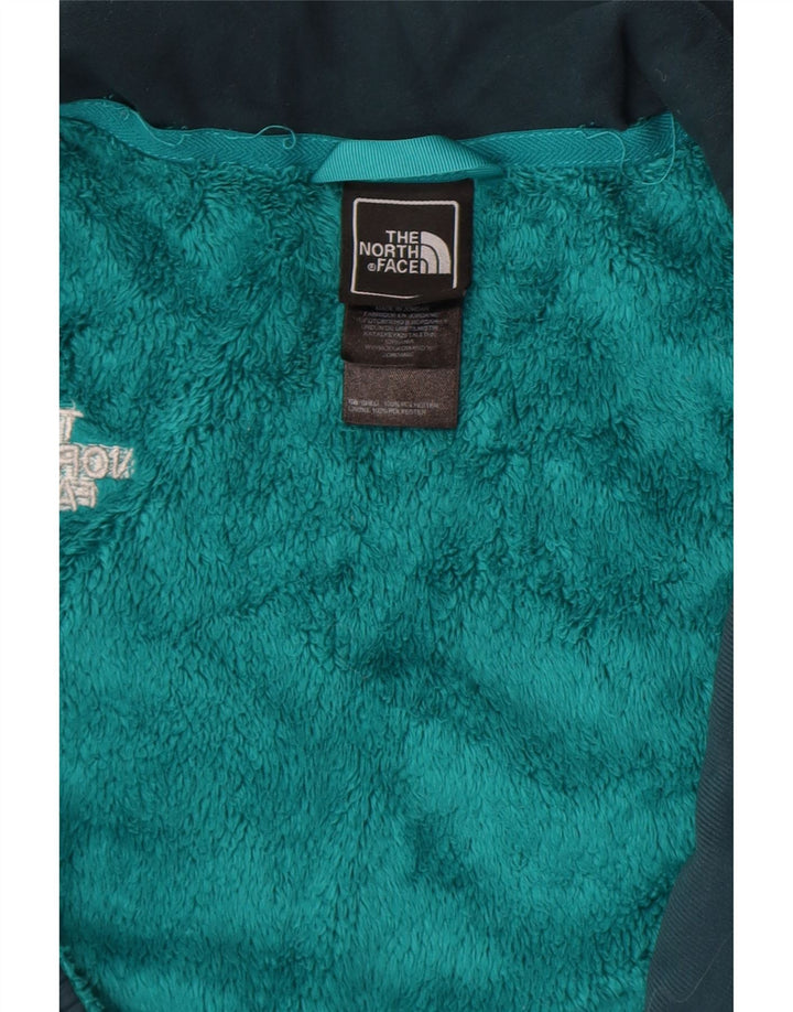 Jaqueta de lã feminina The North Face UK 18 XL poliéster turquesa