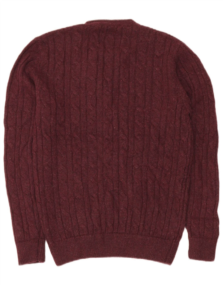 Suéter masculino Jack Wills com gola redonda, pequeno marrom poliamida