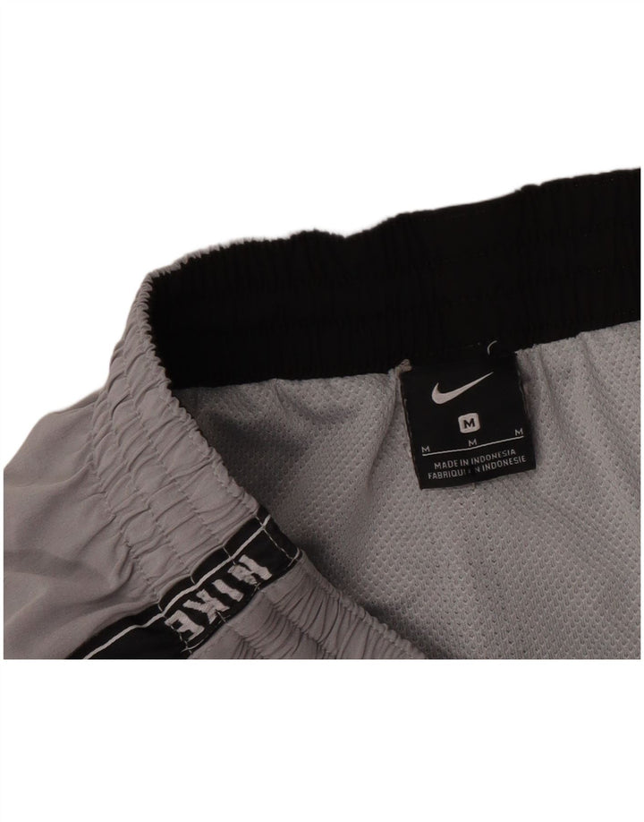 Shorts esportivos gráficos masculinos Nike médio cinza colorblock poliéster