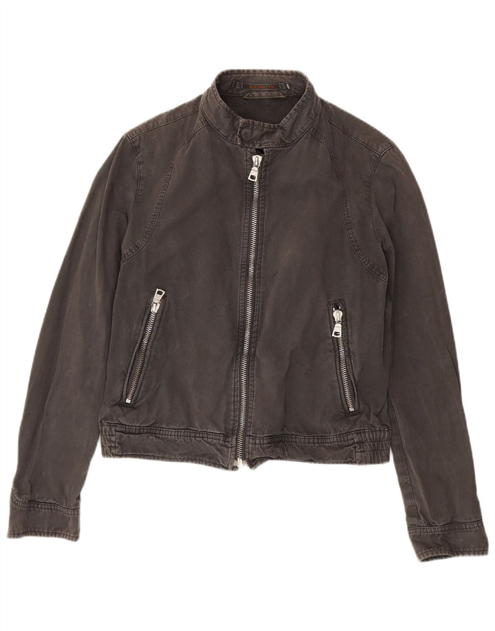 Jaqueta bomber feminina Gas UK 14 cinza médio
