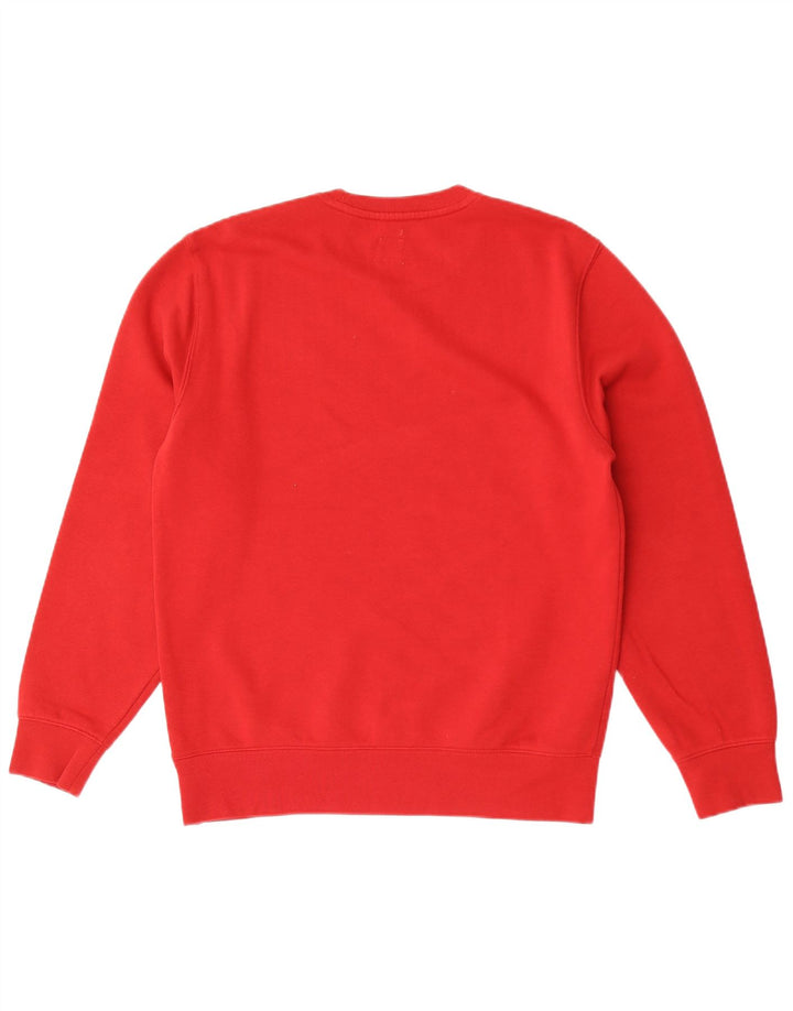 Levi's Masculino Padrão Moletom Jumper Pequeno Vermelho